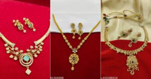 Gold-plated Choker Necklace Set Designs