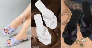 Stylish Open Toe Flats Slippers