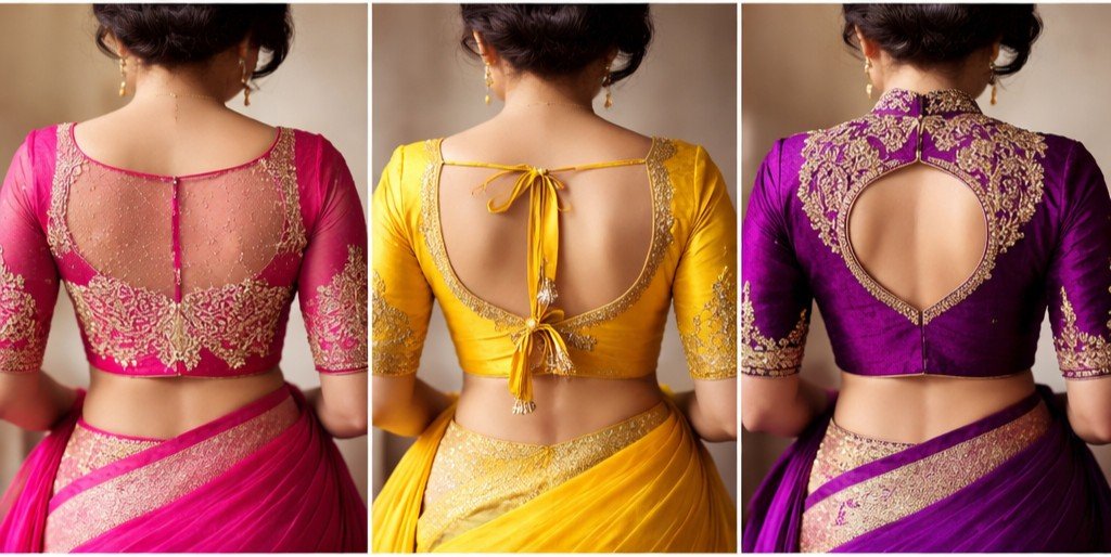 Bridal Blouse Back Designs