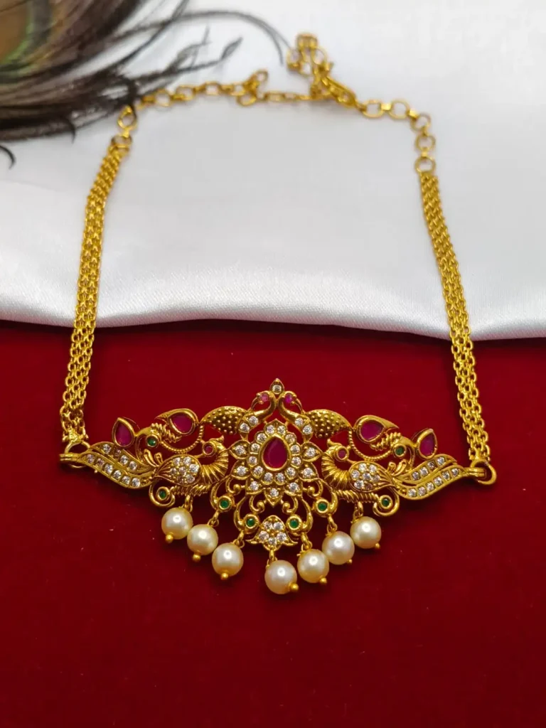 Gold platedChoker Necklace Designs
