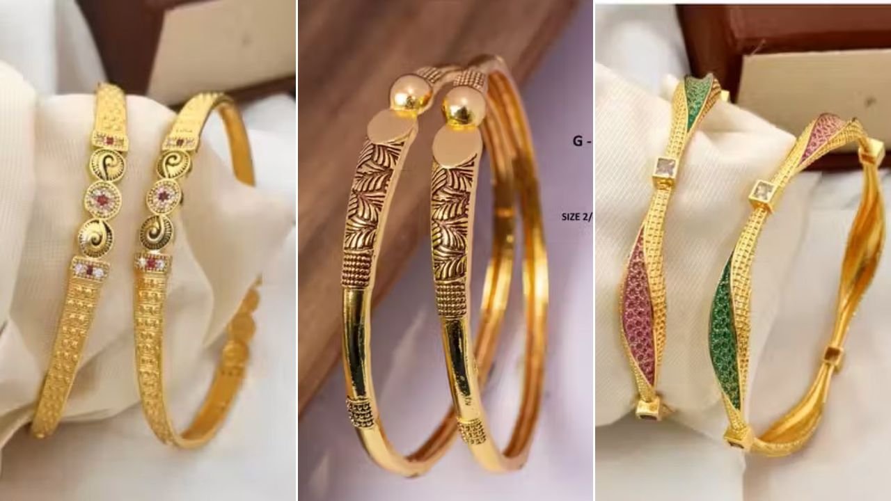 Gold Plated Bangles For Women