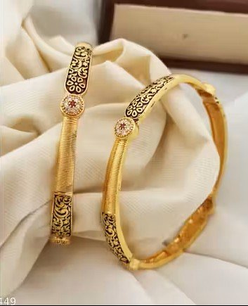 Gold Plated Bangles For Women