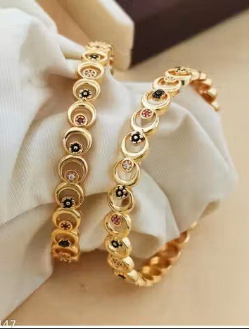 Gold Plated Bangles For Women