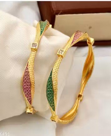 Gold Plated Bangles For Women