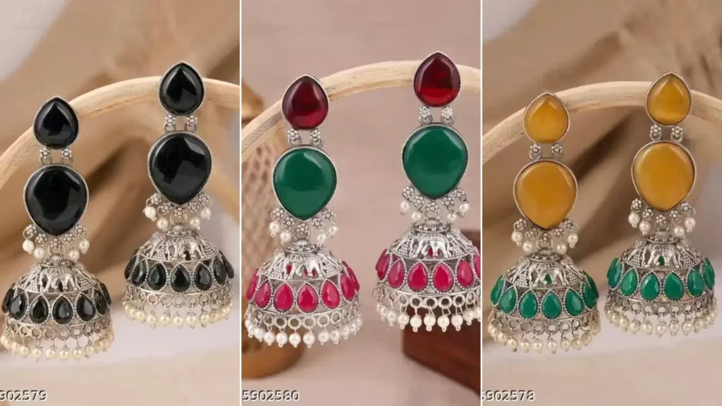 Oxidised Jhumka Earrings Designs 2026