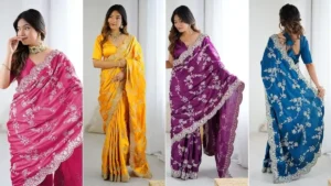 Women Embroidery Saree
