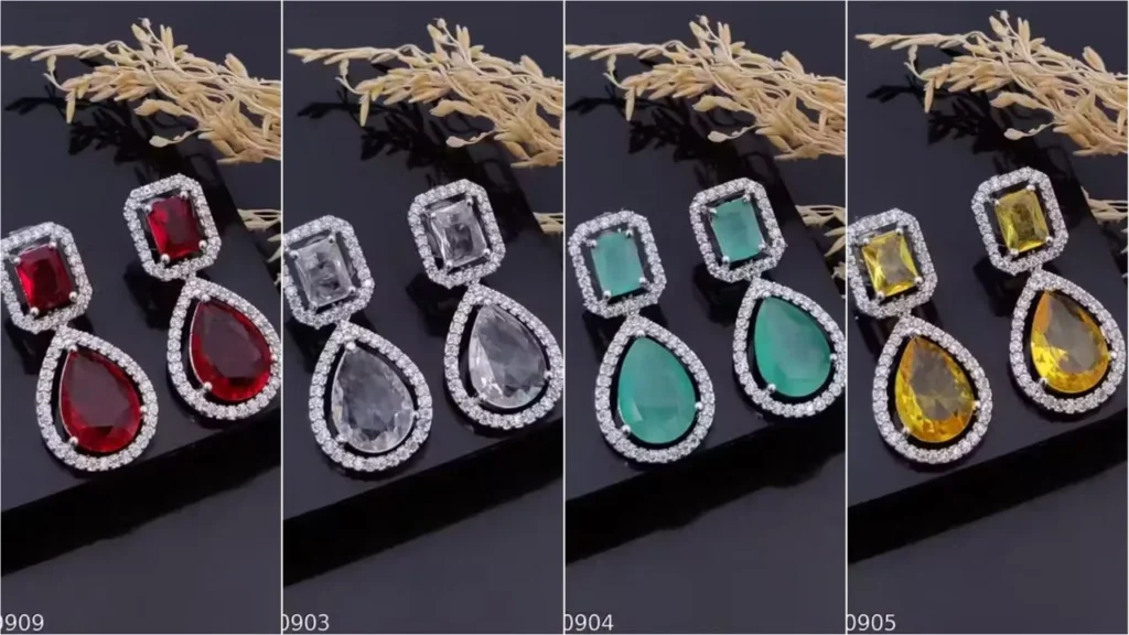 AD Stone Earrings For Women