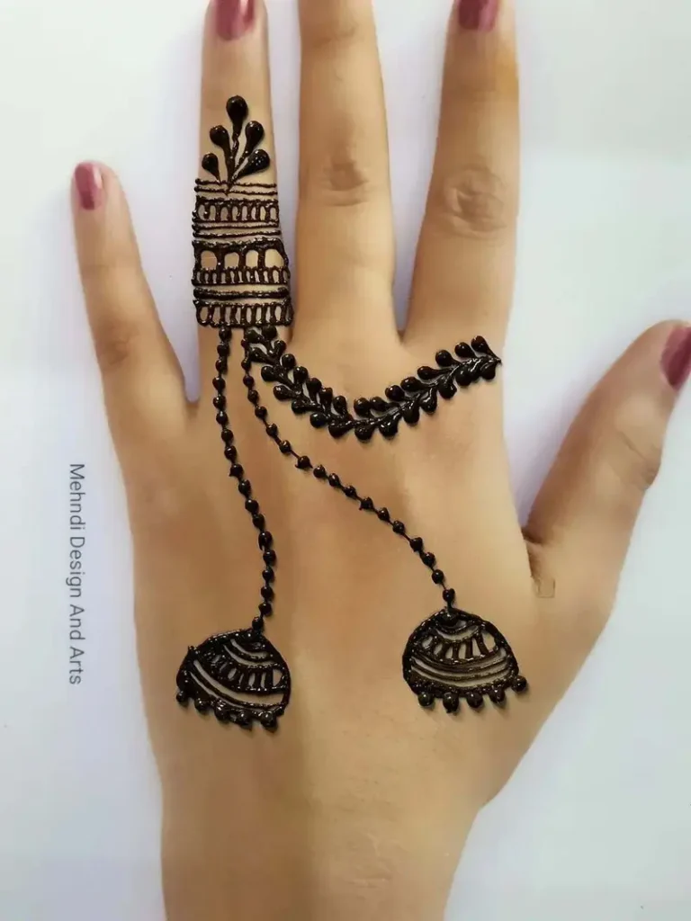 easy mehndi design 