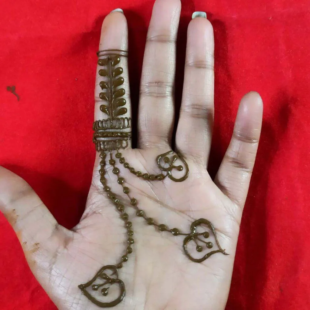 easy mehndi design 