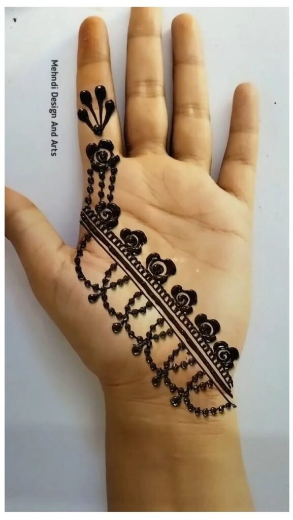 simple mehandi ki Design 2026