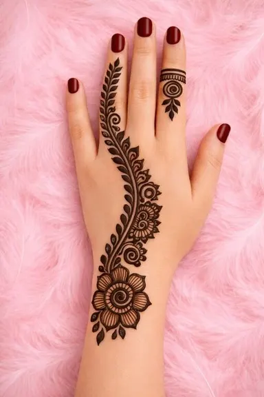 latest mehandi ki design