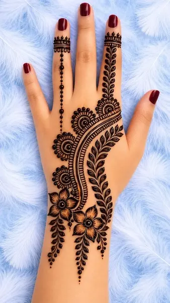 Back Handi Mehndi Design 
