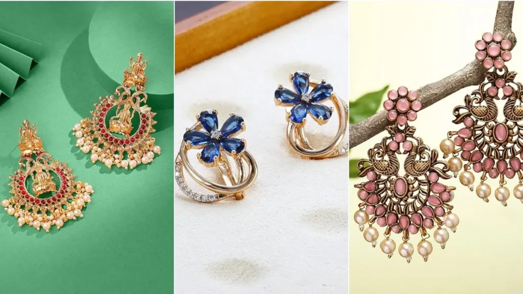 Gold Plated Earrings for Women
