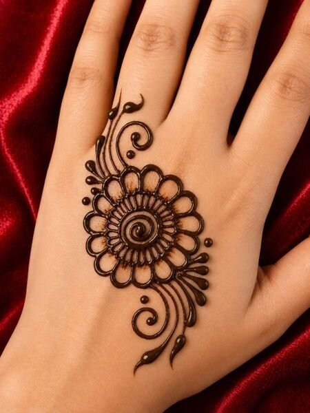 Mehndi Design Simple