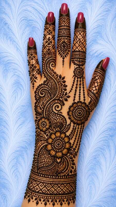 Full Hand Mehndi Design