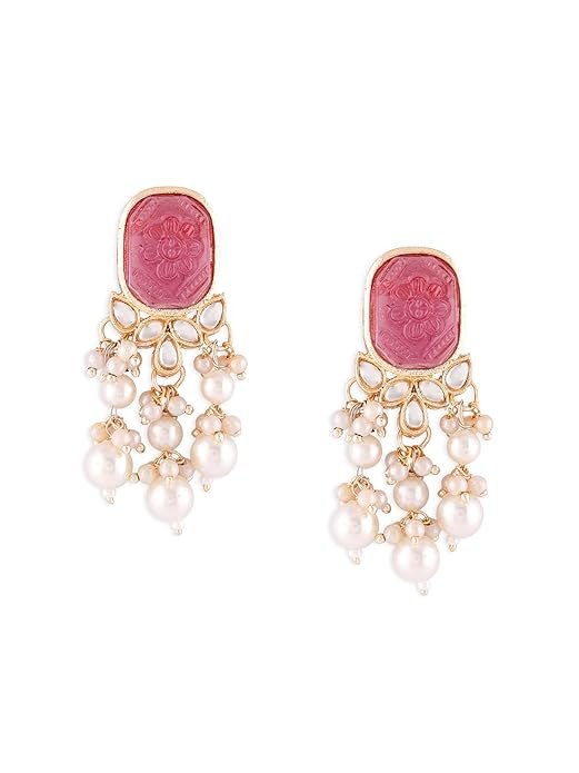 Yellow Gold Drop Earring For Women