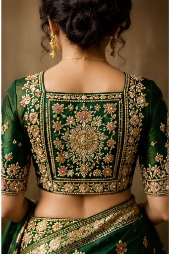 Heavy Embroidered Closed Back