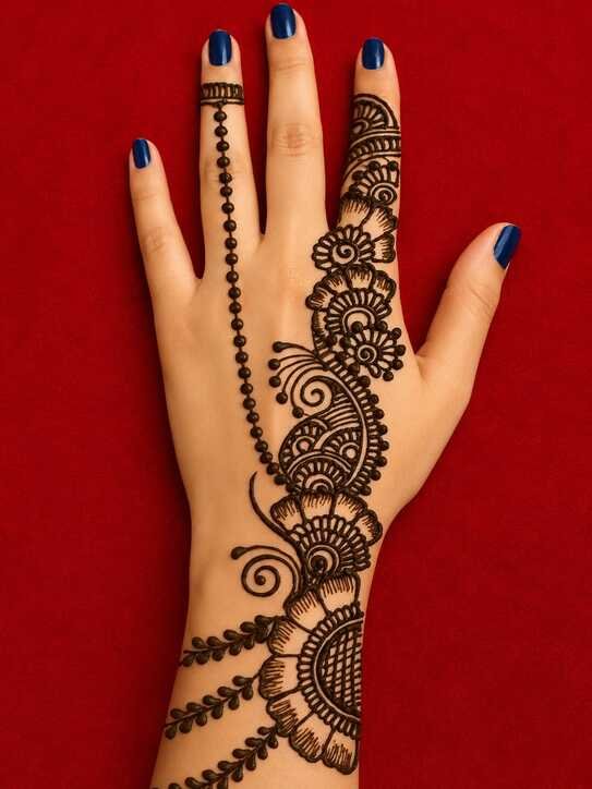 50 Latest Eid Mehndi Designs 2026 for Girls & Women 29 Beautiful Floral Mehndi Design