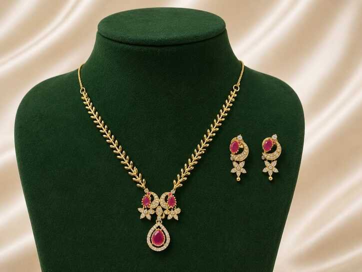 Peacock Choker Necklace for Women