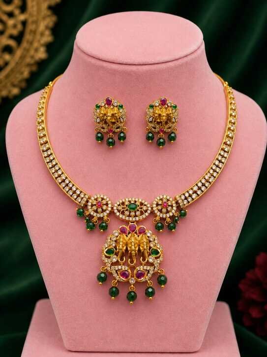 Temple Mini Choker Necklace Set