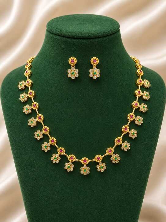 Small Choker Necklace Set