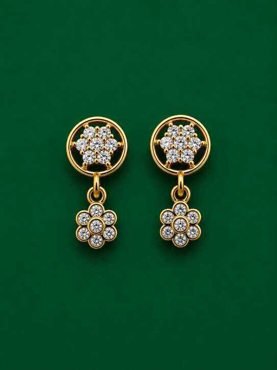 AD Earrings Design for College Girls