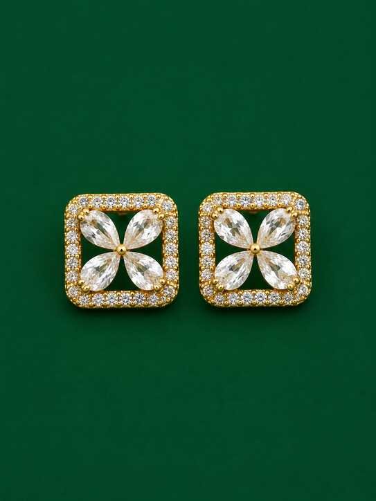AD Earrings Design for Festive Fashion
