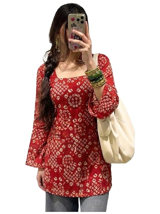 Printed Short Kurti