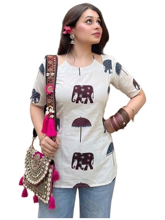 Best Short Kurti for Women: 5 Stylish Picks for Everyday Wear 2026 7 Printed Straight Kurti
