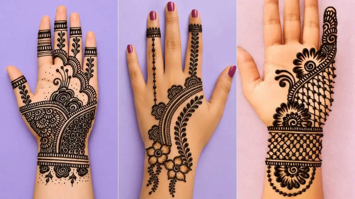 7 Simple Mehndi Designs for Girls and Women – Easy, Stylish & Beautiful Ideas 4 Simple Mehndi Designs 2026