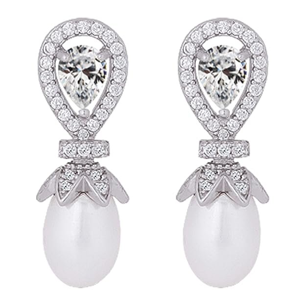 Earrings Designs: 5 Trendy Pearl Earrings for Women to Match Every Outfit 2026 11 Pearl Drop Earrings