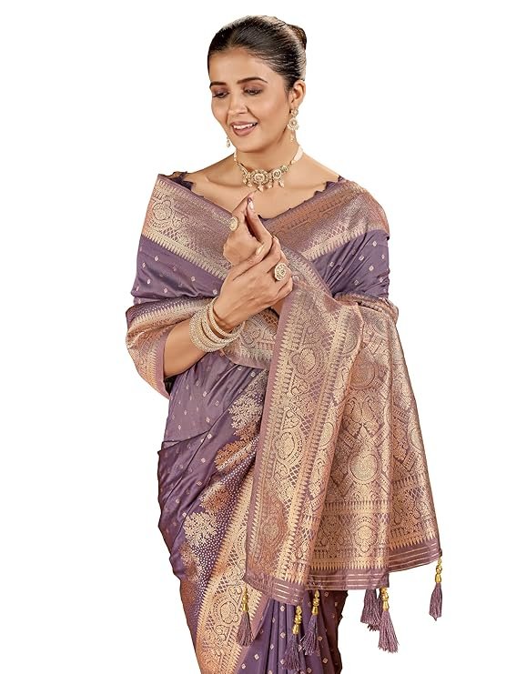 Women's Banarasi Silk Kanjivaram Saree