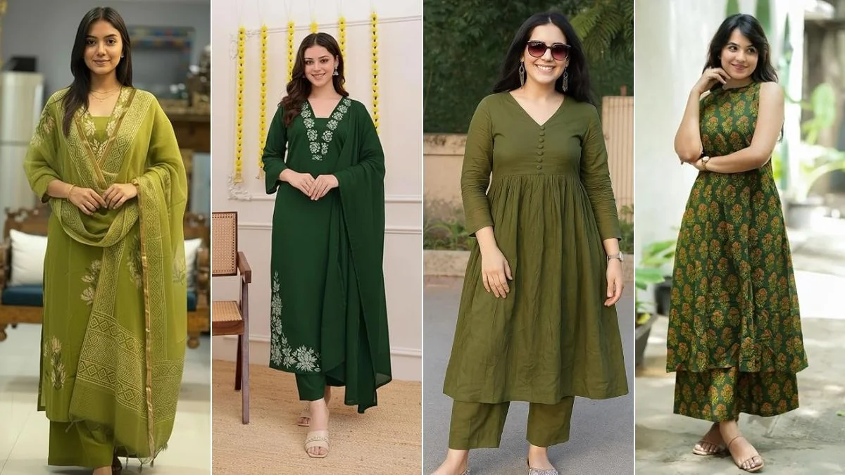 Green Kurti for Women