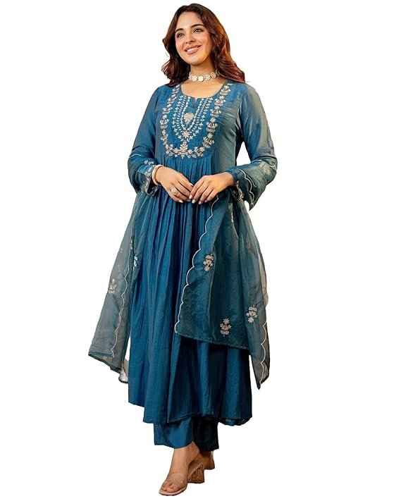Beautiful Anarkali Kurta Set Designs for Women to Try This Season 2026 9 Best Anarkali Kurta Set for Women 2026 – Stylish Embroidered & Silk Kurta Sets with Dupatta
