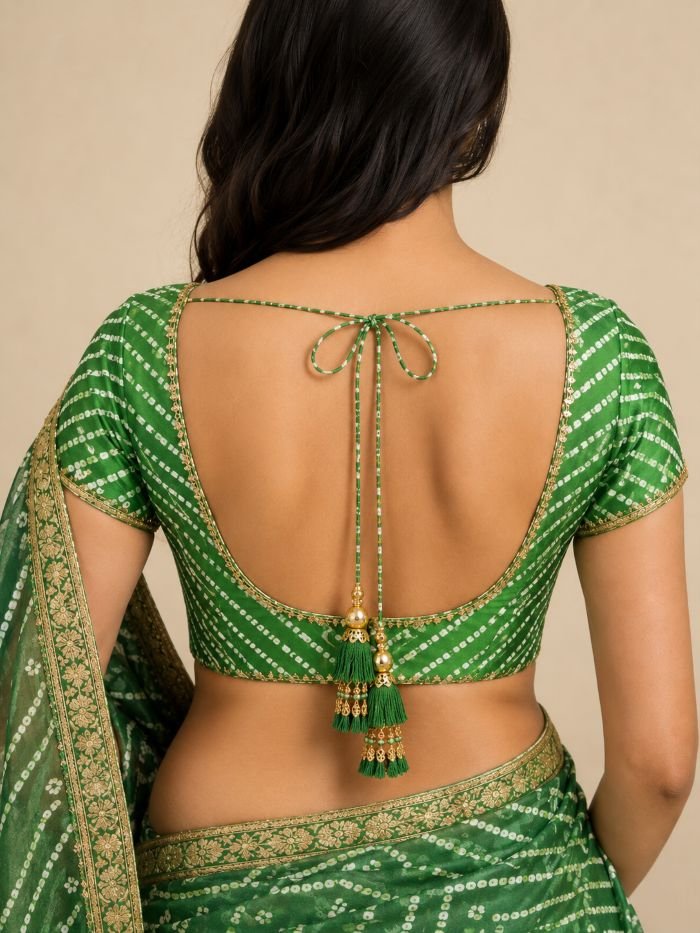 latest blouse back designs for saree