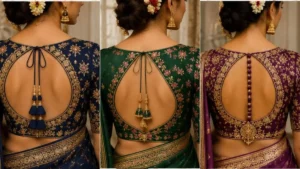 9 Beautiful Blouse Back Neck Designs for Hariyali Teej 2026 1 Beautiful Blouse Back Neck Designs