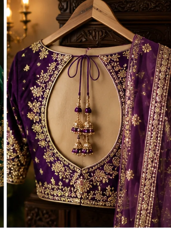 25 Beautiful Bridal Blouse Designs to Pair With Sarees 2026 7 Bridal Blouse Designs, Bridal Blouse Designs 2026, Bridal Saree Blouse, Wedding Blouse Designs, Designer Blouse, Blouse Back Designs, Bridal Wear, Saree Blouse Designs, Indian Bridal Fashion, Embroidered Blouse, Festive Blouse