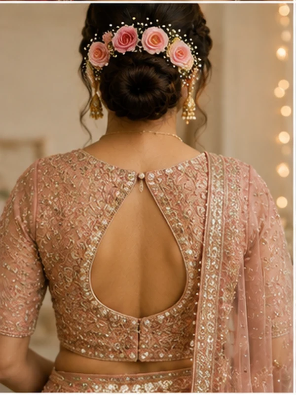 25 Beautiful Bridal Blouse Designs to Pair With Sarees 2026 11 Bridal Blouse Designs, Bridal Blouse Designs 2026, Bridal Saree Blouse, Wedding Blouse Designs, Designer Blouse, Blouse Back Designs, Bridal Wear, Saree Blouse Designs, Indian Bridal Fashion, Embroidered Blouse, Festive Blouse