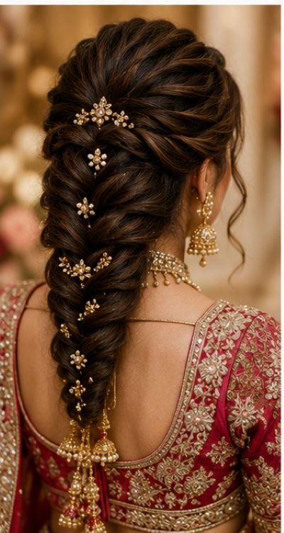 Bridal Hairstyles, Bridal Hairstyle Ideas, Indian Bridal Hairstyles, Wedding Hairstyles, Bridal Bun, Bridal Braid, Floral Bridal Hairstyle, Bridal Hair Accessories, Wedding Hair Ideas, Traditional Bridal Hairstyle, Bridal Hair 2026, Indian Wedding Hairstyles, Latest Bridal Hairstyles, Bridal Look, Wedding Inspiration