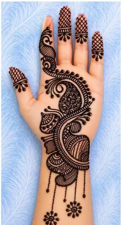 25 Latest Raksha Bandhan Mehndi Designs 2026 for Front & Back Hands 7 Latest Raksha Bandhan mehndi designs featuring simple back hand, Arabic, floral, mandala, bracelet, and full-hand henna patterns for women in 2026.