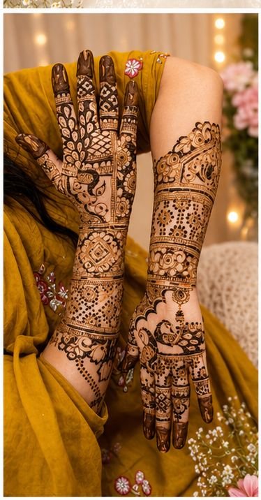 Full Hand Traditional Mehndi