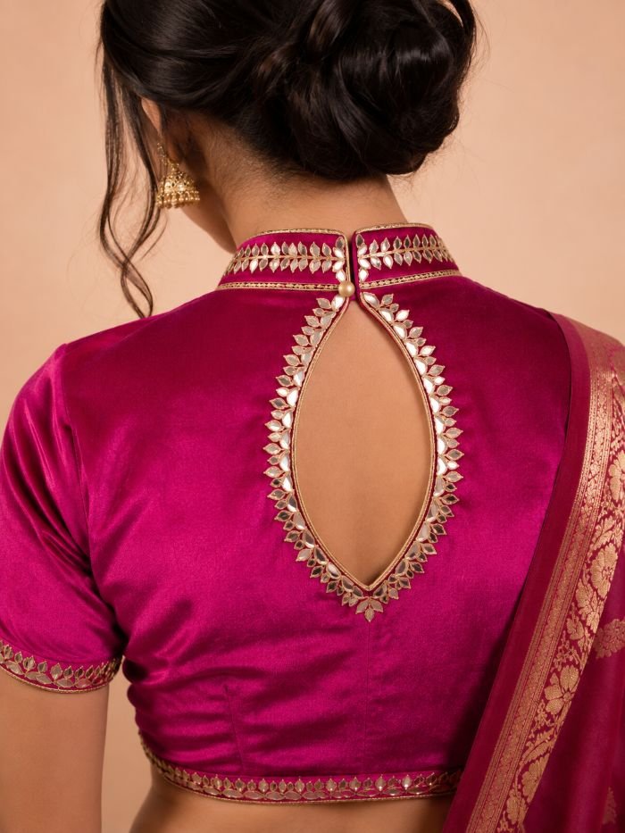 latest blouse back designs for saree