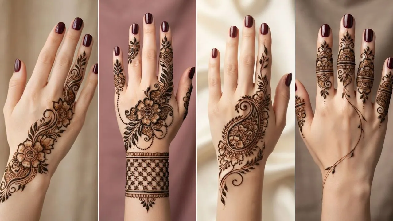 Simple Arabic Mehndi Designs