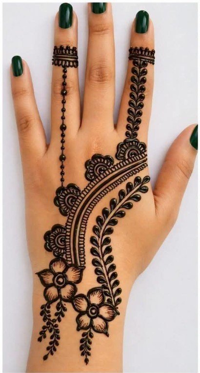 25 Latest Raksha Bandhan Mehndi Designs 2026 for Front & Back Hands 5 Latest Raksha Bandhan mehndi designs featuring simple back hand, Arabic, floral, mandala, bracelet, and full-hand henna patterns for women in 2026.