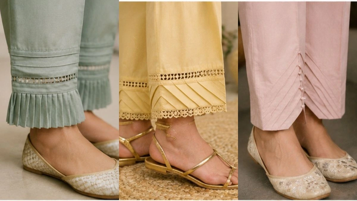 Trousers Designs: 9 Stylish Pant Mohri Designs for Women