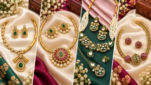 Choker Necklace Set for Women: Wedding और Festive Look के लिए खूबसूरत Necklace Set Designs 1 Choker Necklace Set for Women
