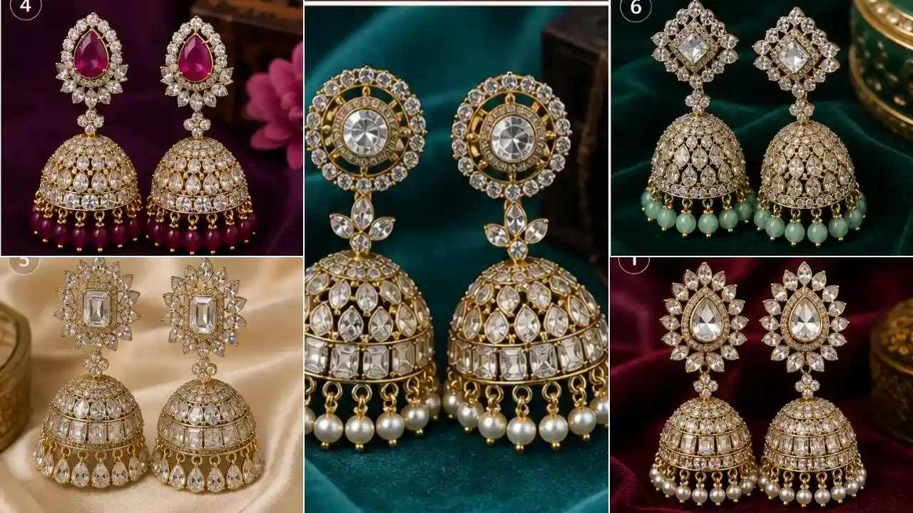 Latest Jhumka Earrings Designs for Women