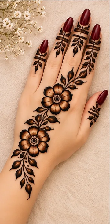 25 Mahandi Dijain Photo: Navratri 2026 के लिए खूबसूरत Mehndi Designs 2026 20 Mahandi Dijain Photo