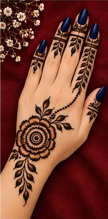25 Mahandi Dijain Photo: Navratri 2026 के लिए खूबसूरत Mehndi Designs 2026 22 Mehndi Design for Girls