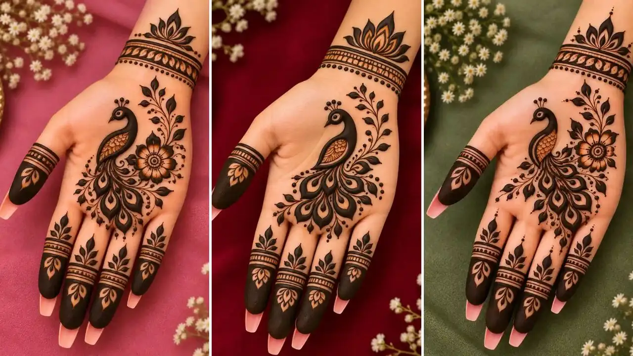 Peacock Mehndi Designs